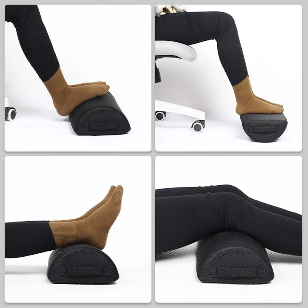 Semi-cylindrical pillow, office footrest, foot massage, leg clamp pillow, ergonomic foot stool 6