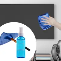 Screen Cleaning Spray Set 3 In1 Screen Cleaning Suits Kit With Brush For TV LED PC Monitor Laptop Tablet Keyboard Cleaner 2