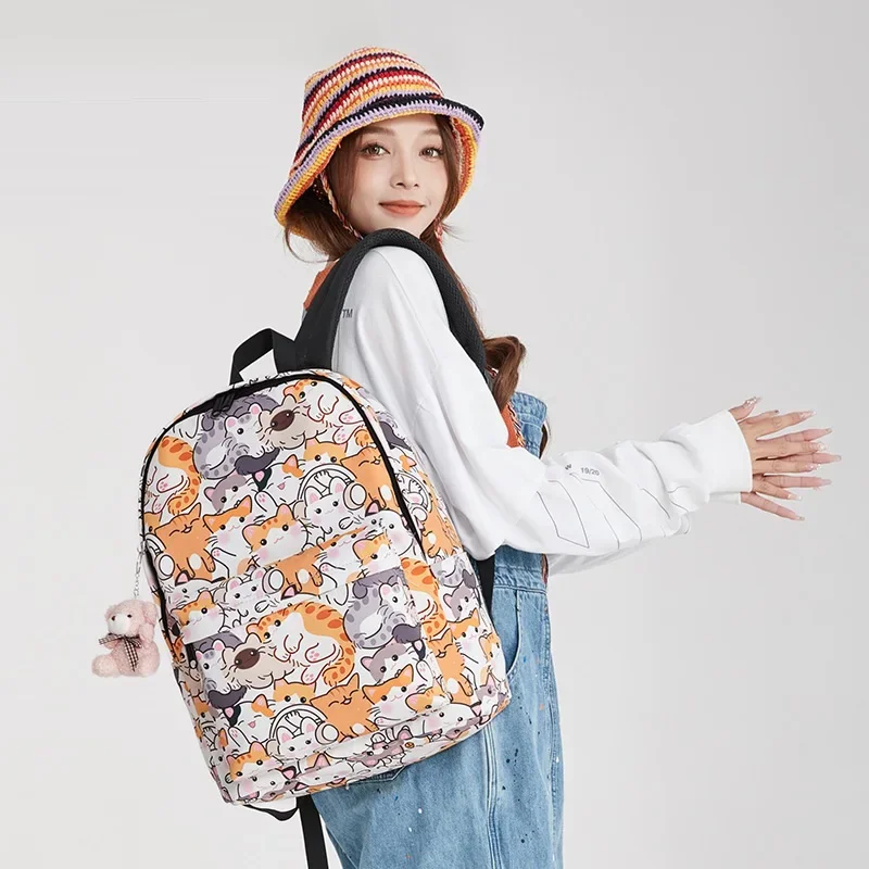 School Bags for Girls 2024 Kawaii Cute Cat Dog School Backpack for School Children NEW Backpacks for Students Mochila Escolar 3