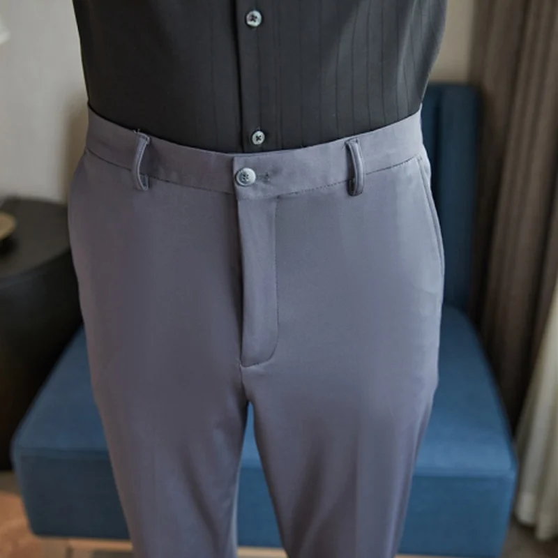 29-42 Men' Pants Thin Straight Stretch