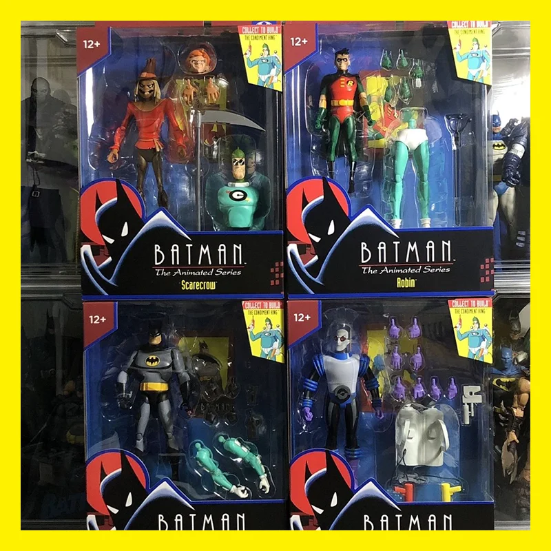 

Original Mcfarlane Toy Dc Adventure Batman Scarecrow Robin Freezing Man Car Tool Handmade Anime Action Doll Statue Children's