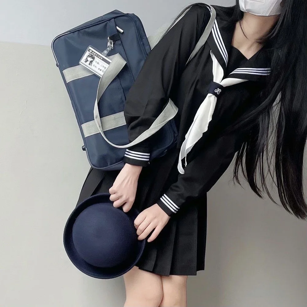 Japanese School Uniform JK Uniform Girl S-XXL JK Japanese College Style Suit Sailor Costume Women Sexy Shirt Pleated Skirt