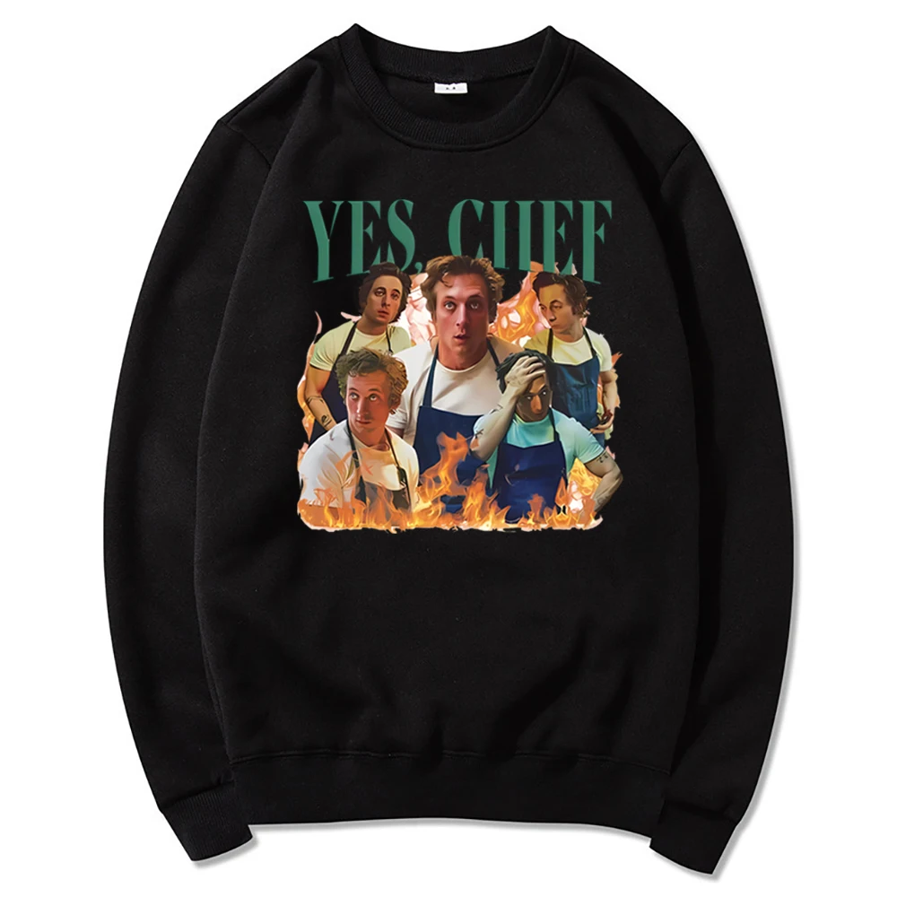 

Yes, Chef Sweatshirt Tv Show The Bear Hoodie Jeremy Allen White Hoamge Jumper Carmen Berzatto Shirt Trendy Crewneck Sweatshirts