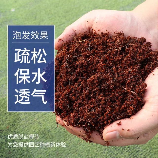 650 G Kókuszdió -Tégla Tápanyag Talaj Univerzális Típusú Virágtenyésztés Zöldség Sótalanított Virág Tégla Teknős - Image 2