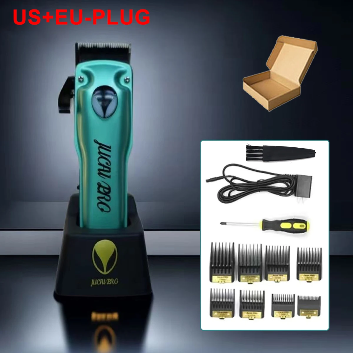 المهنية الحلاق اللاسلكي كليبرز قص الشعر آلة فرش ال...