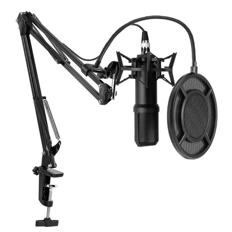 

USB Microphone Computer Gaming Microphone Condenser Microphone with Mount
