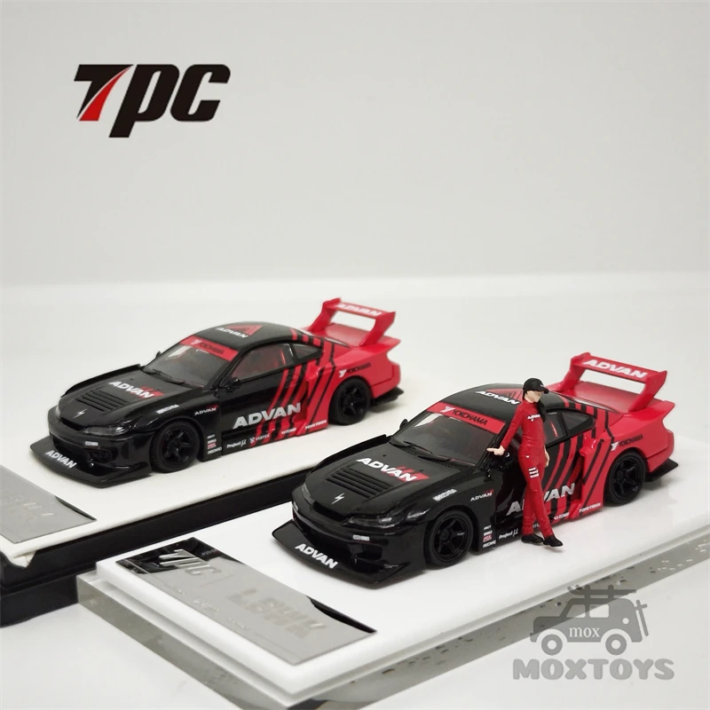 Tpc 1:64 Lbwk S15 Open Cover Version Advan Limited699 Diecast Model Cars
