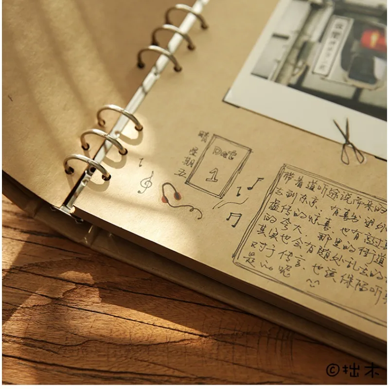 31Pages Blank Photo Album Scarpbook Cover Loose-leaf Wedding
