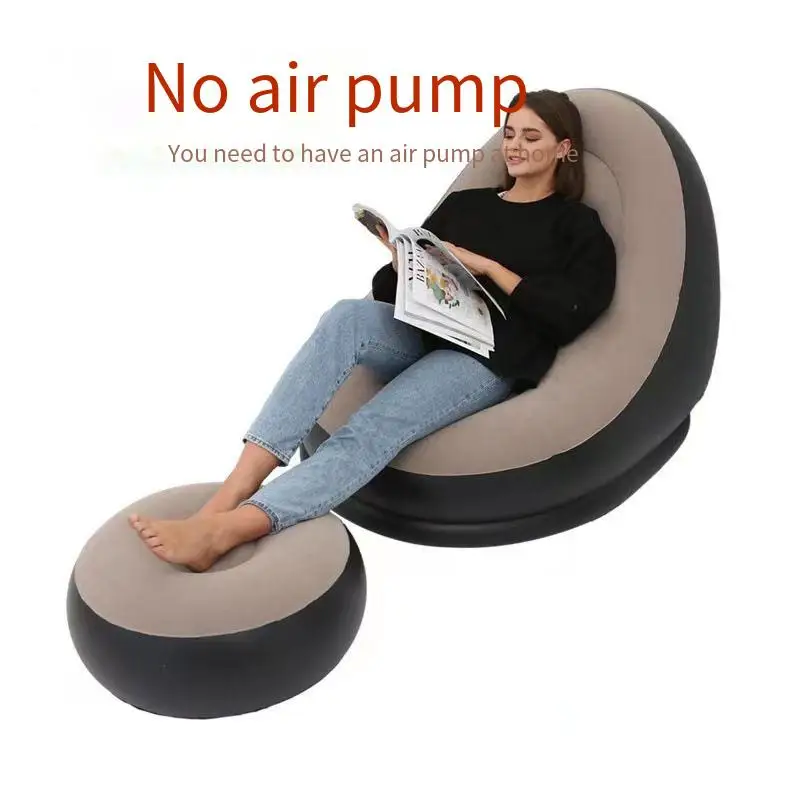 Modern Outdoor sofa Multipurpose lazy sofa with footstool Outdoor foldable portable lounge chair