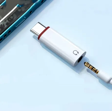 Type c To 3.5mm Adapter 1-2pcs 3.5 Jack USB C Audio Converter iPhone 15 Huawei C to 3.5mm phone Connector