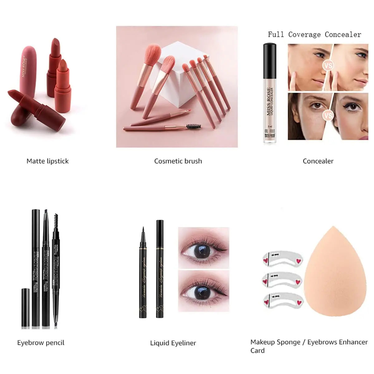 190 Colors Makeup Kit,Professional Makeup Kits for Women Full Kit,All in One Set for Women&Beginner,Include Eyeliner/Eyes