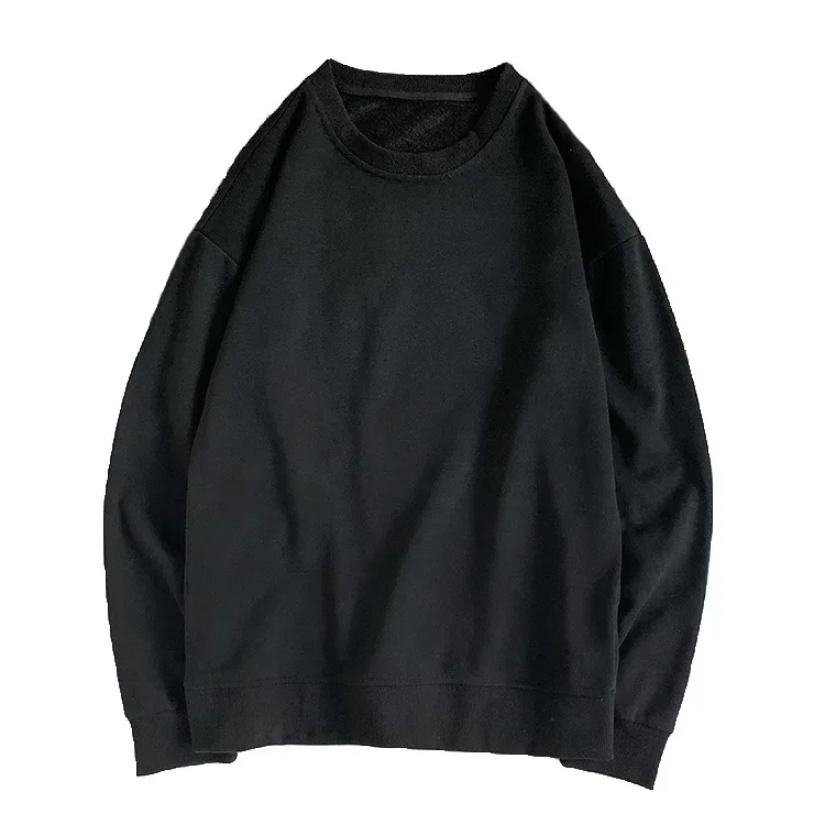 

Women Sweatshirt Hoodie Korean Ulzzang Harajuku Patchwork Wool Pullover Sweatshirts black