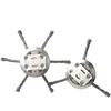 6inch Steel Wire Wheel Head Grass Trimmer Head Universal Weed Brush Fit Straight Shaft Brushcutter Removal Moss Rust 4
