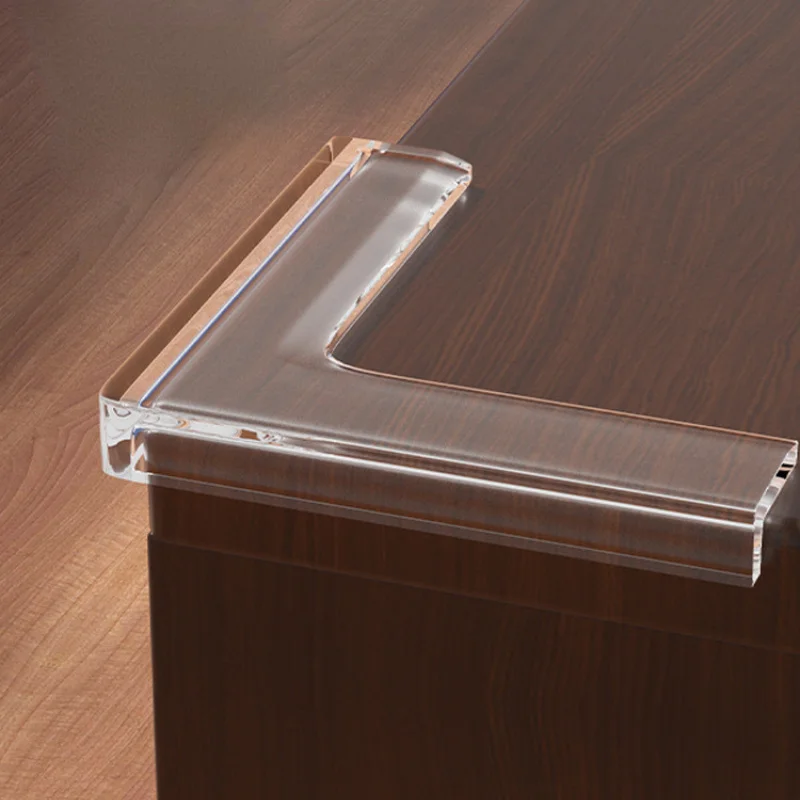 Transparent Anti-collision Angle Table Corner Protection Cover Glass Table Soft Rubber Corner Protector