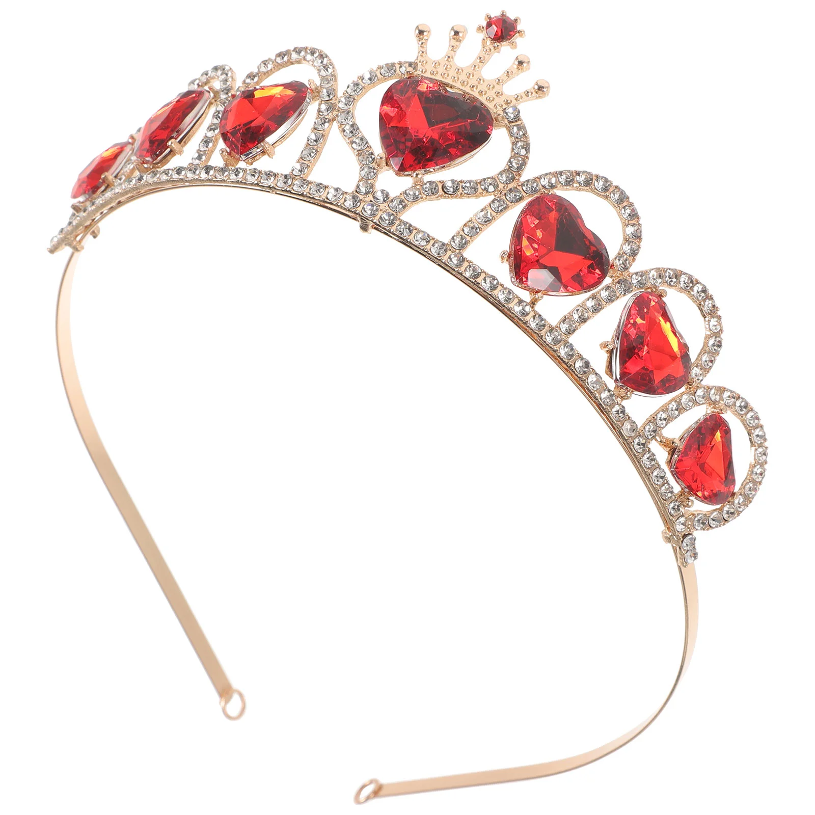 

Heart Shape Headdress Love Crown Headband Wedding Hair Accessories for Women Ornament