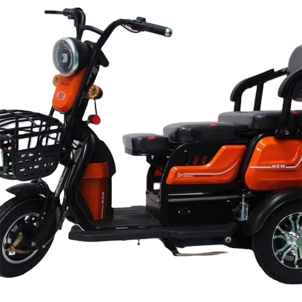 2023 New Model Electric Trike Tricycle Passenger 3 Three Wheels Electric Tricycle for Elder Family Usecustom