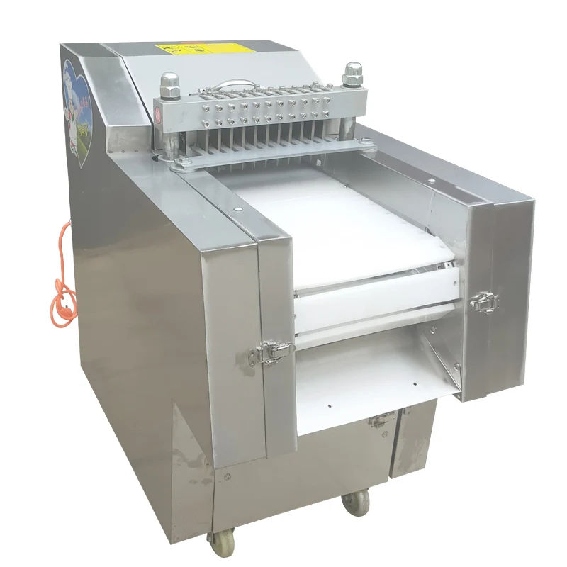 

Automatic Chicken Rack Cutting Machine Chicken Nuggets Frozen Meat Ribs Beef Fresh Fish Duck Electric Meat Cutting Machine