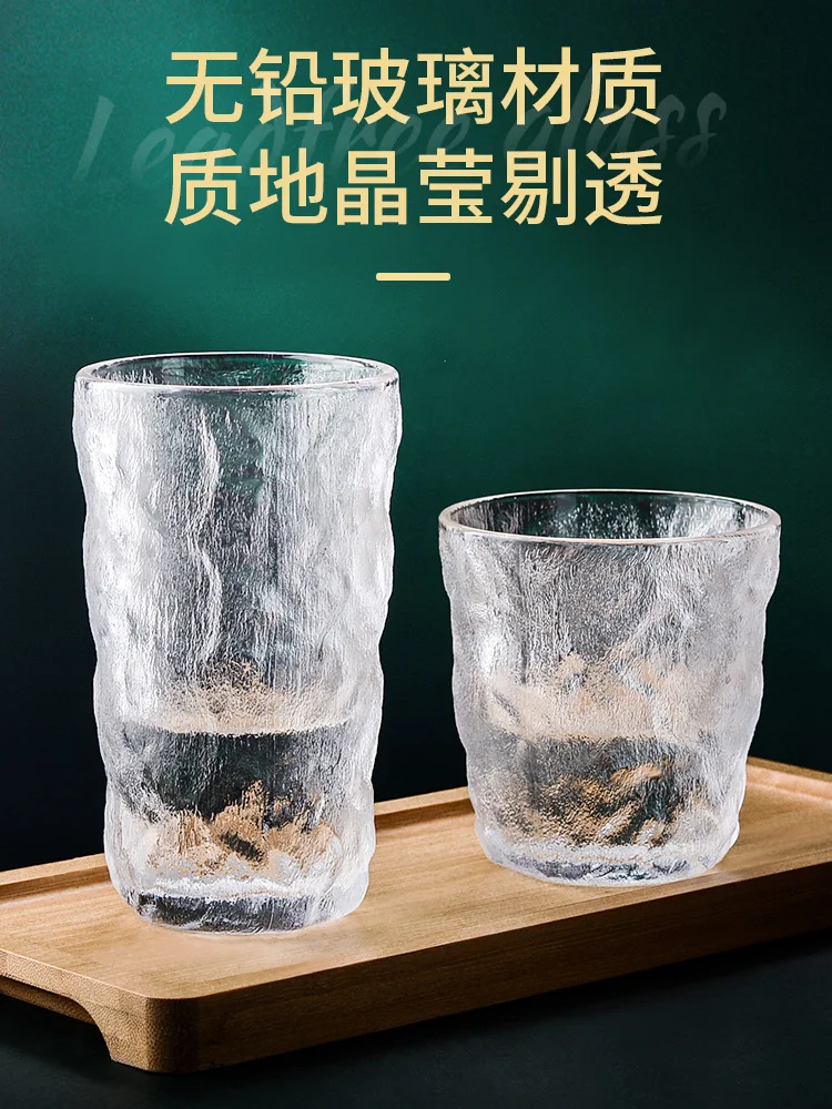 

Thickened glass insulated household water cup beer cup simple tea cup for the office