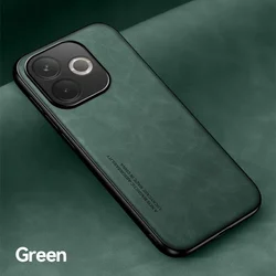 Skin Feeling Magnetic Shockproof Protective Case Cover for OPPO A5 Pro 5G (Green)