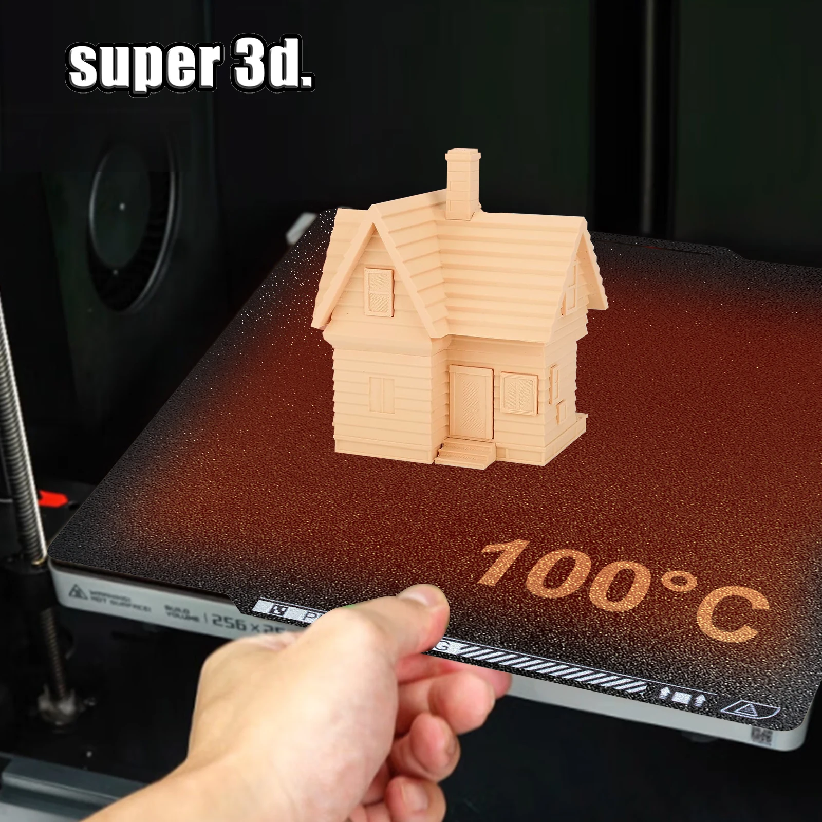 IdeaFormer PEI Cool Placa para Bambu Lab A1/P1S/P1P/X1C/X1, Placa de impresión PLA de baja temperatura PEI Cool Build Plate para Bambulab A1 P1S X1C
