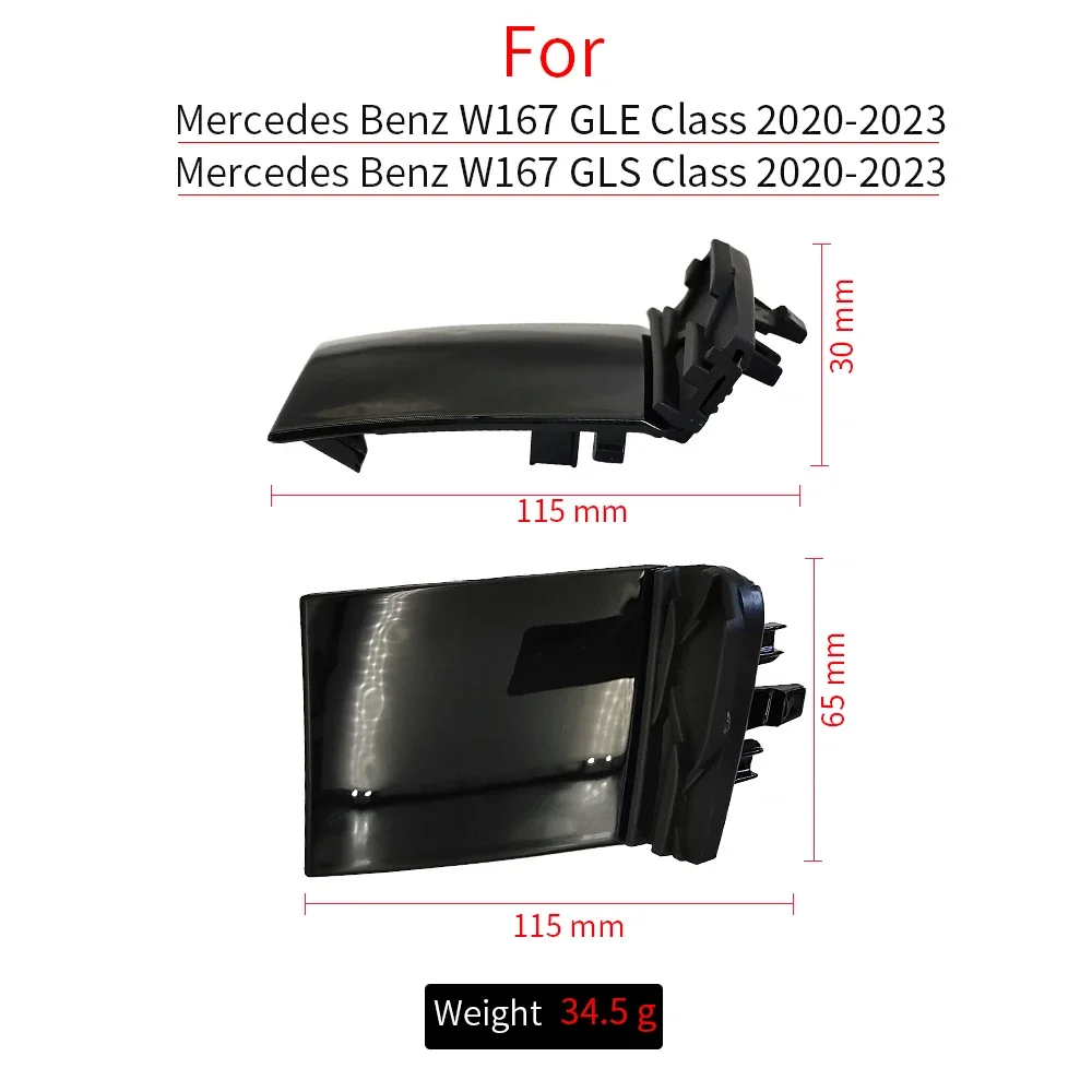 Car Front Rear Bumper Tow Hook Cover Caps Silver For Benz GLE Class GLE350 GLE450-1678856103 For Mercedes W167