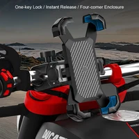 ABS Bike Phone Holder for Motorcycle,360° Shockproof Handlebar Mount Universal for iPhone 15 Pro/Samsung S24 4-7" Phone 2025 New - Image 2