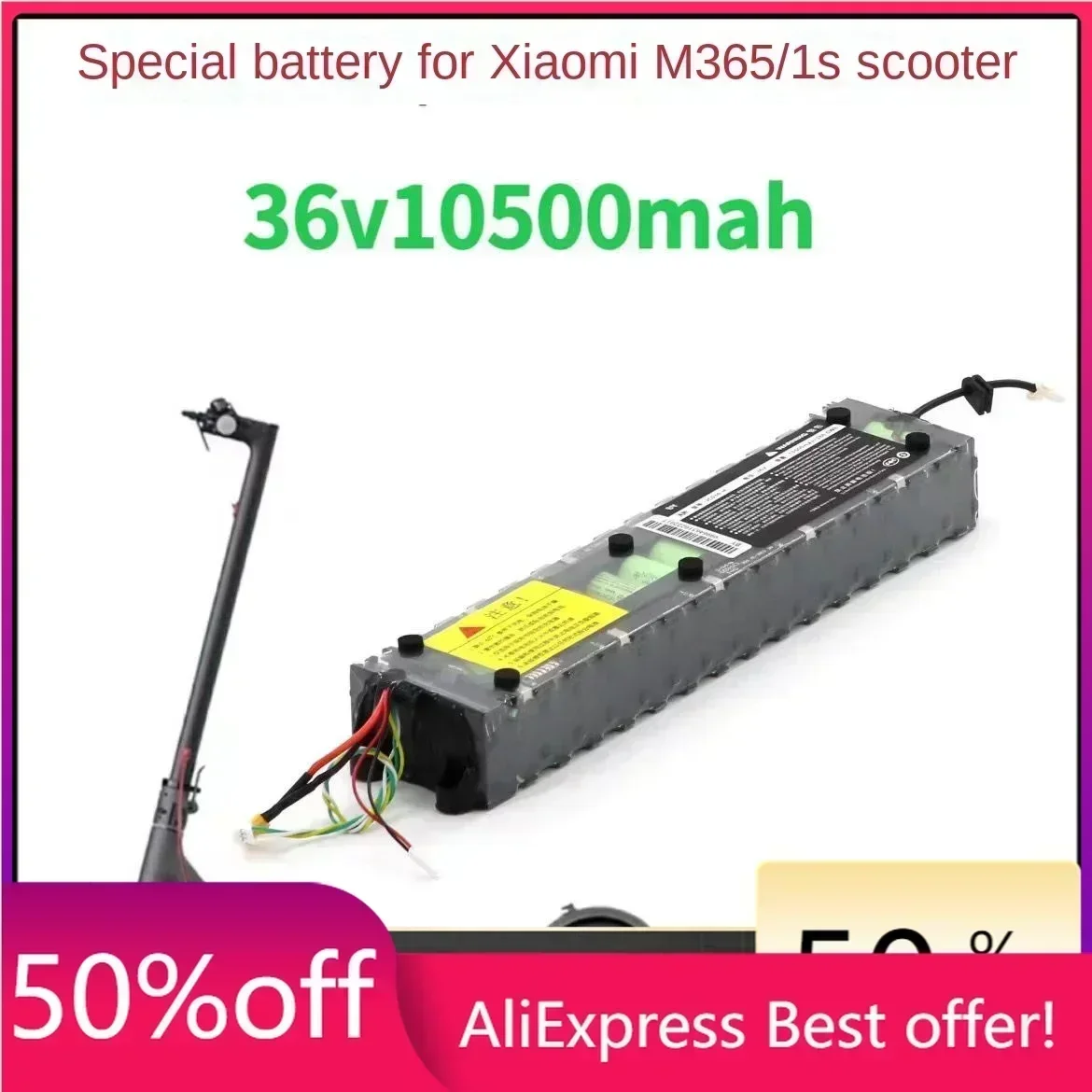 

Аккумуляторная батарея для электроскутера Xiaomi M365, 36 В, Ач