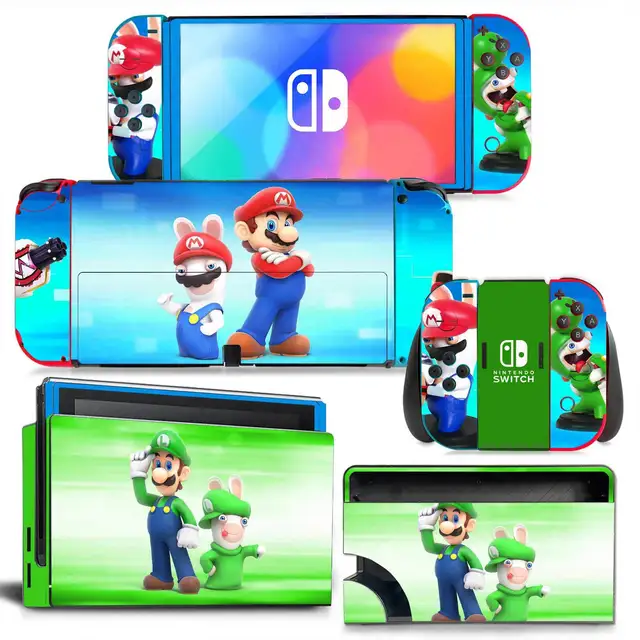 Super Mario Cartoon Color Adesivos, Consola de Jogos, Corpo Inteiro,  Decalques, Controlador Host, PS4, Pro - AliExpress