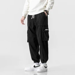 Harajuku Cargo Pants Men Pocket Casual Pants Joggers Plus-size 8XL Sweatpants Fashion Male Hip-Hop Loose Trousers Streetwear