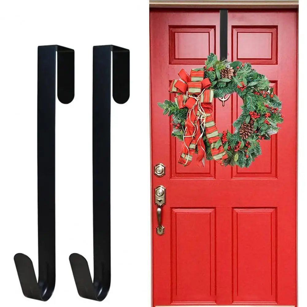 Adjustable Wreath Hanger Rustproof Corrosion Resistant Strong Load-Bearing Christmas Wreath Hanger Decor