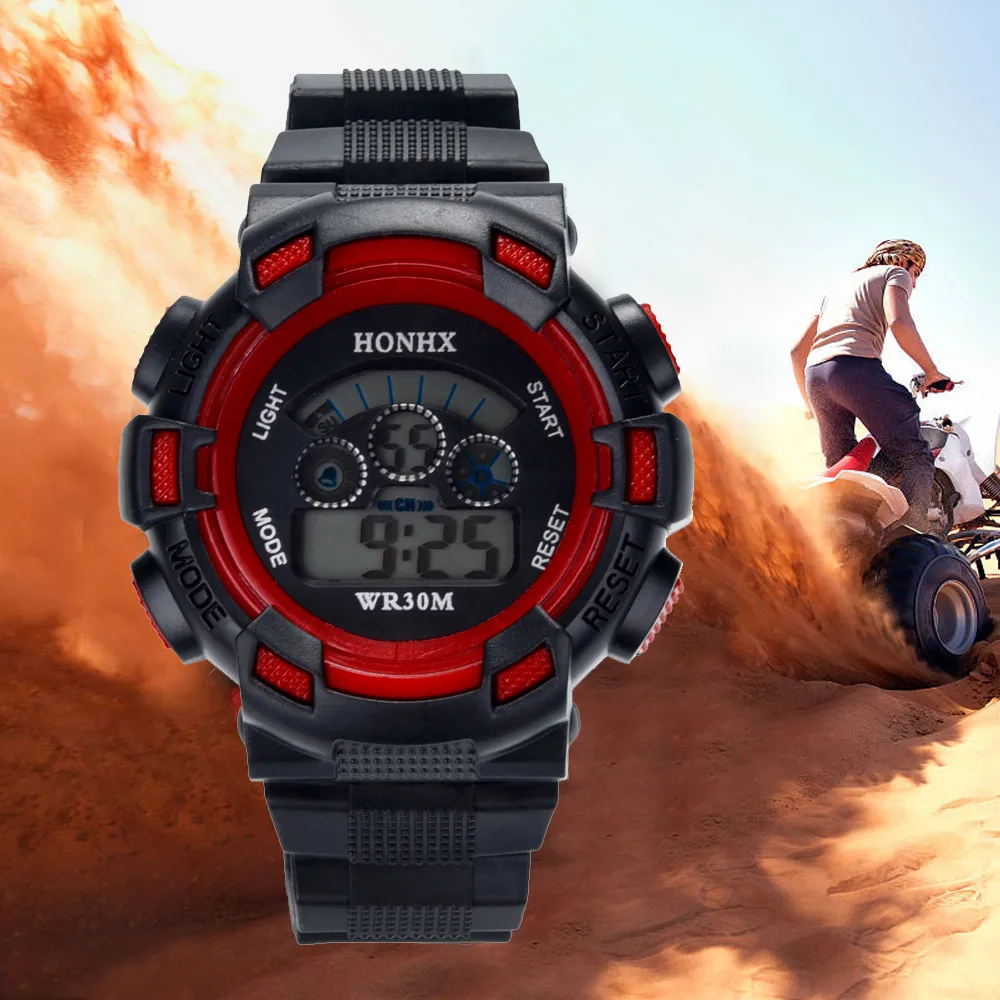 

kids watches Waterproof Children Boys Digital LED Sports Watch Kids Alarm Date Watch children birthday Gift relogios masculino