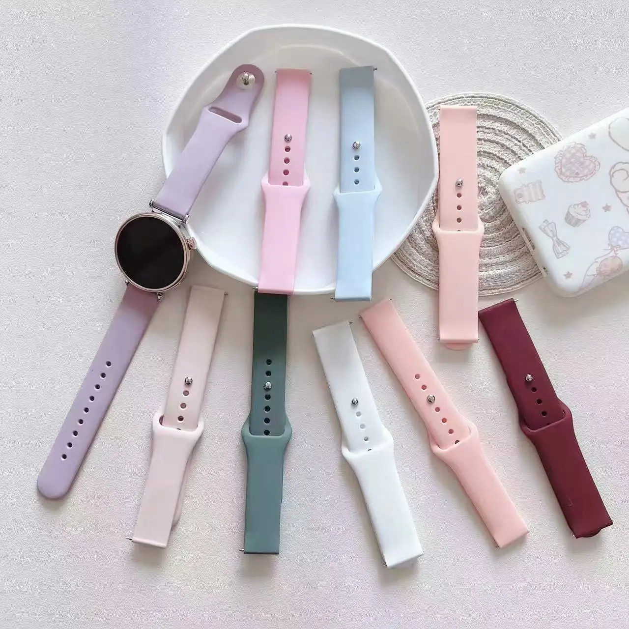Multisize Silicone Strap Band - Premium Watch Wristband Bracelet
