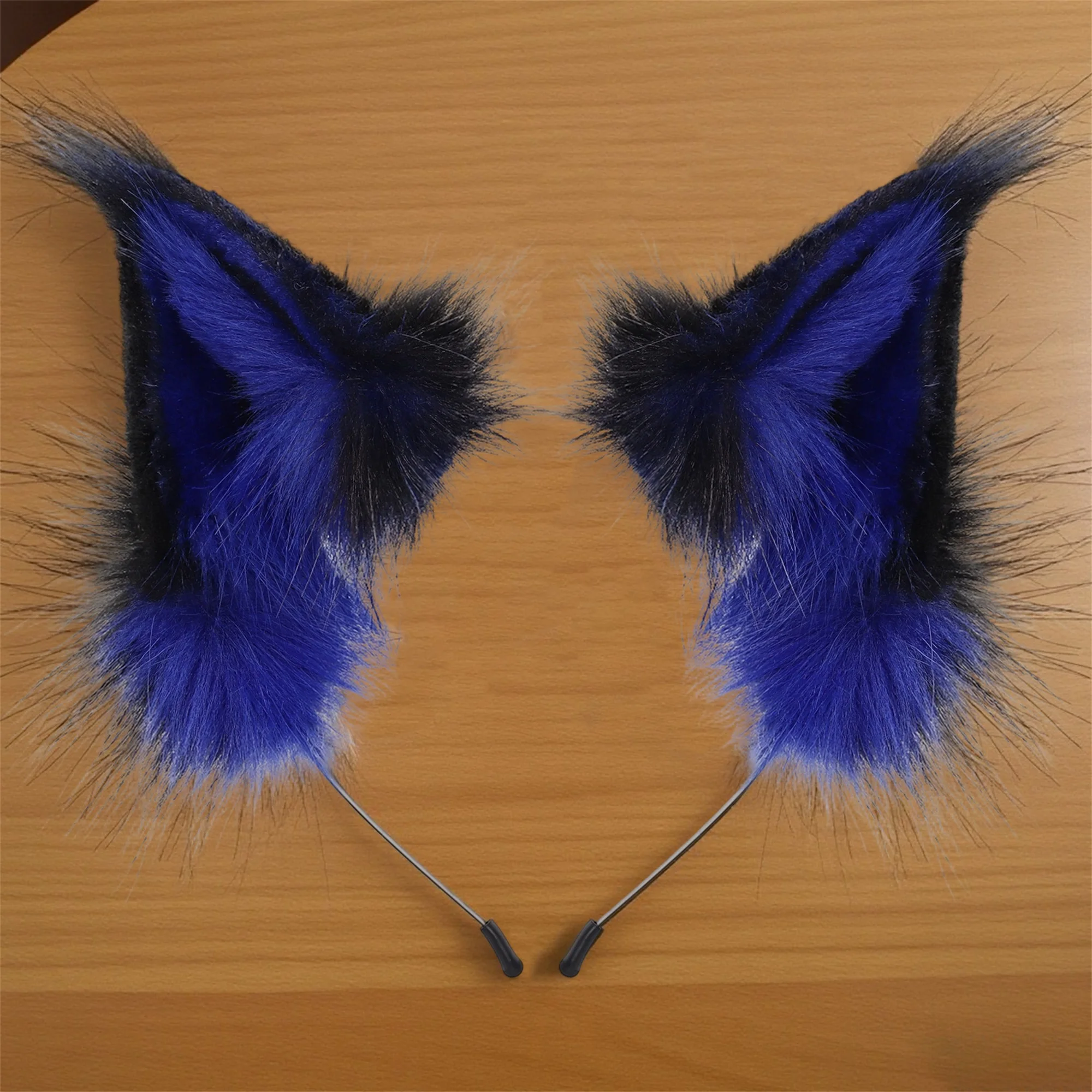 Cute Cat Ear Hair Band Faux Fur Animal Headband for Cosplay & Halloween