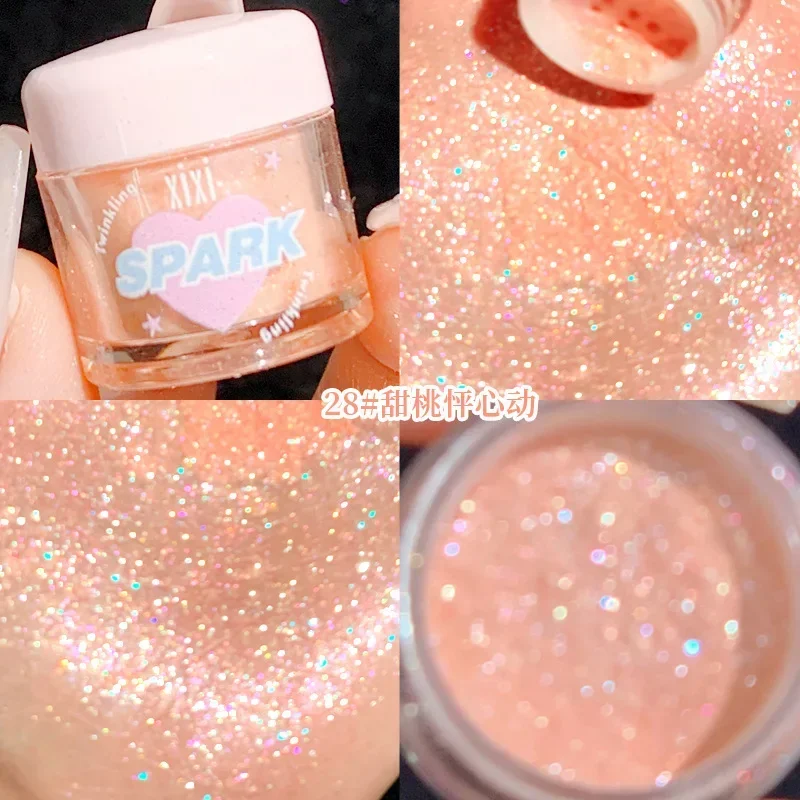 xixi Dream is clear bursting glittering highlighter powdery delicate natural fine naturally brightening daily commuting 2