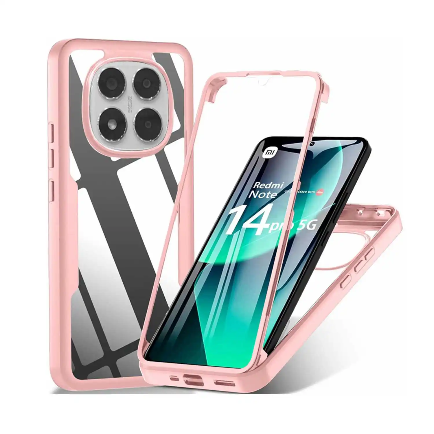 Durable 360° Full Body Case with Built-in Screen Protector Cover