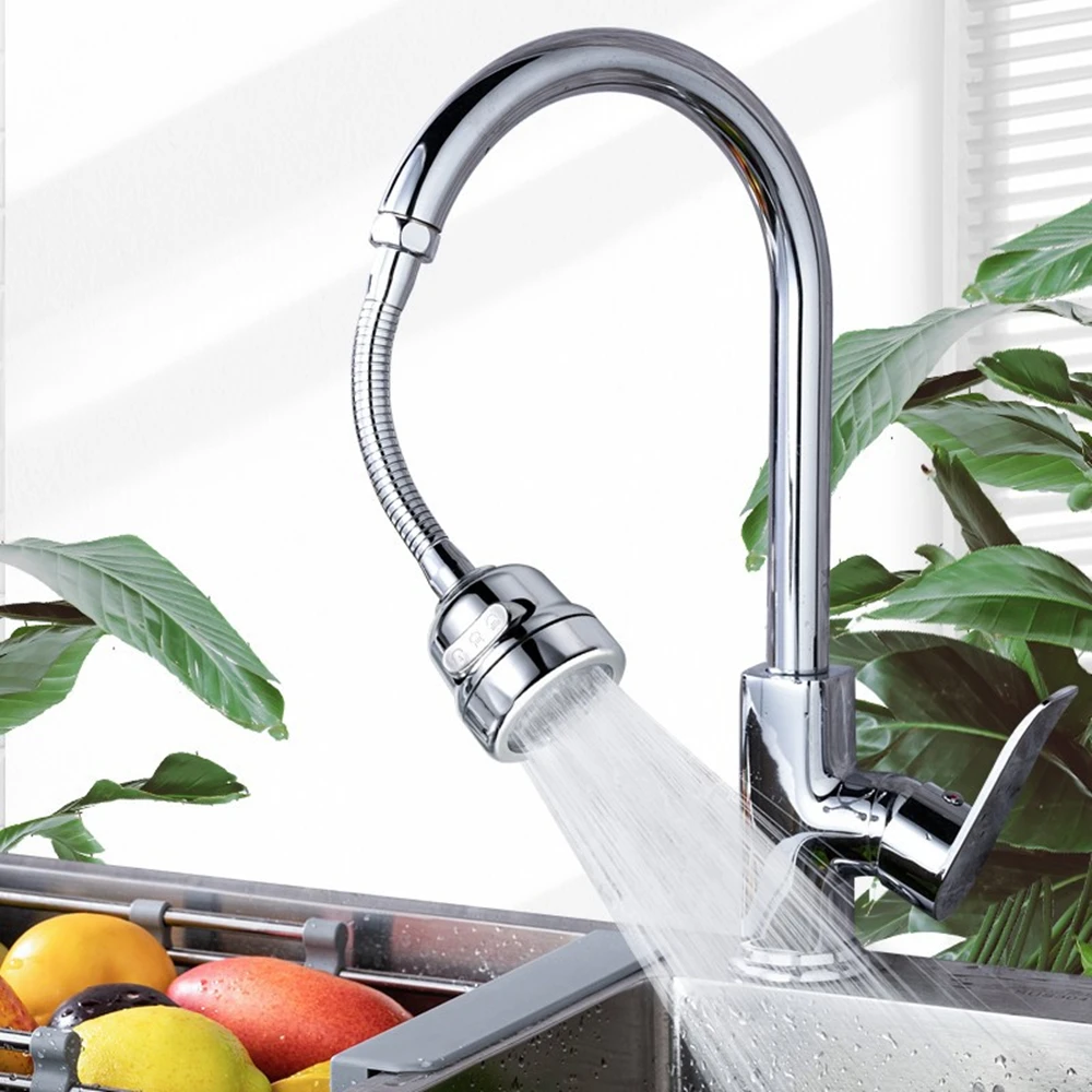 Faucet Adapter Aerator 3 Modes 360 Rotatable Bubbler High Pressure Faucet Filter Extender Water Saving Tap Nozzle Kitchen Gadget faucet aerator,faucet adapter,faucet filter,faucet extender,faucet extension
