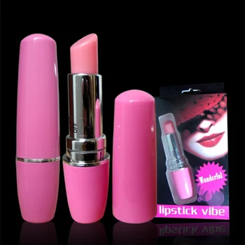 Mini Lipstick Vibrator Vaginal Massage Penis Sex Toy Caress Stick Sex Product Small Marble Clitoris G-spot Glan Stimulator 3