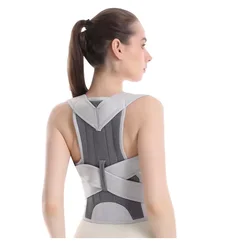 Innovative Posture Corrector and Lumbar Support Belt - M (Grey)