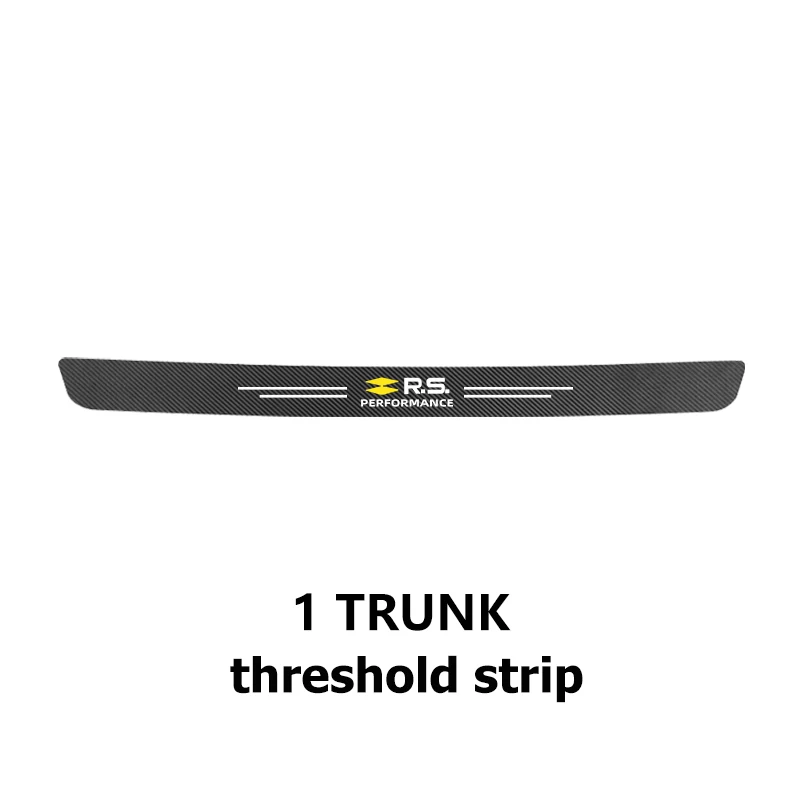 Carbon Fiber Car Door Sill Anti-Scratch Protection Strip