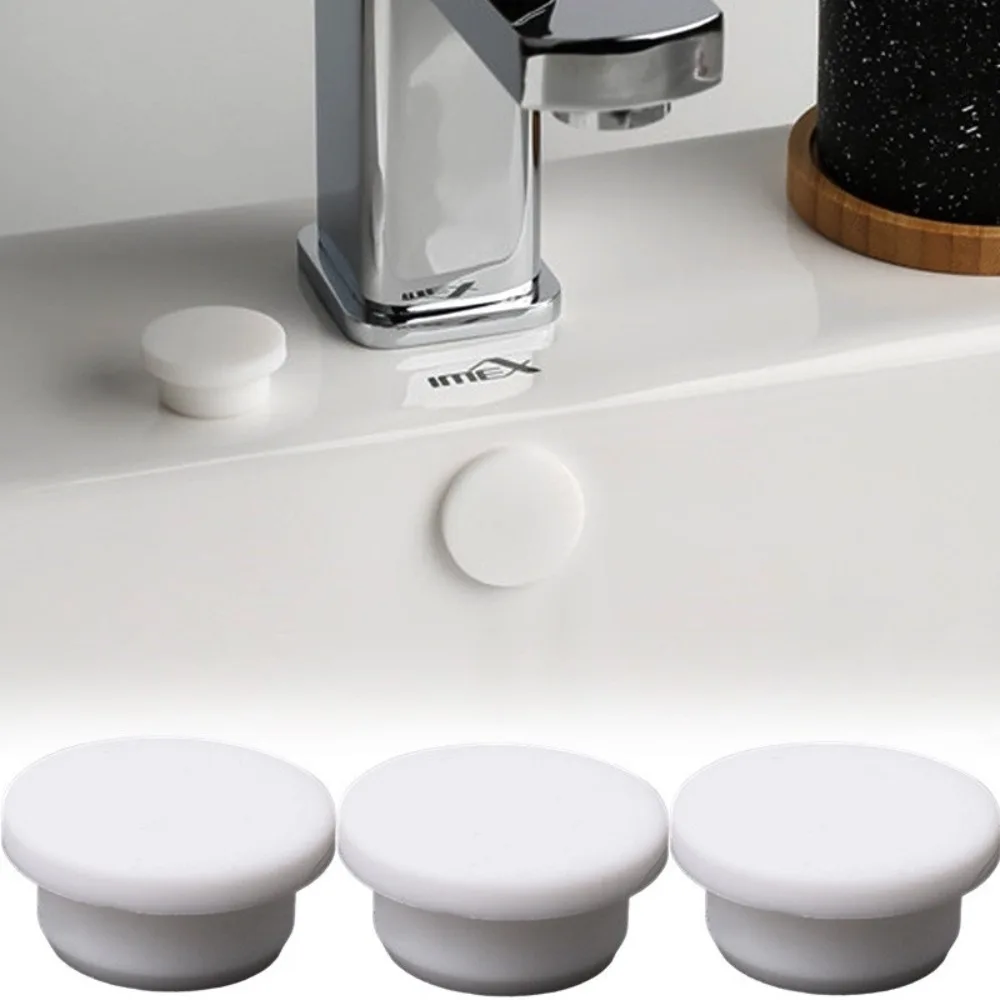 Wash Basin Overflow Ring Plug Basin Trim Bath Drain Cover Seal Bathtub Rubber Stopper for Household Hand Sink Hole Accessories bathtub stopper