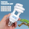 13W 26W Reptile UVB Heating Lamp Bulb 5.0 10.0 Calcium Supplement Lamps Bulbs Reptiles Box Lighting for Snake Lizard Turtle 220V