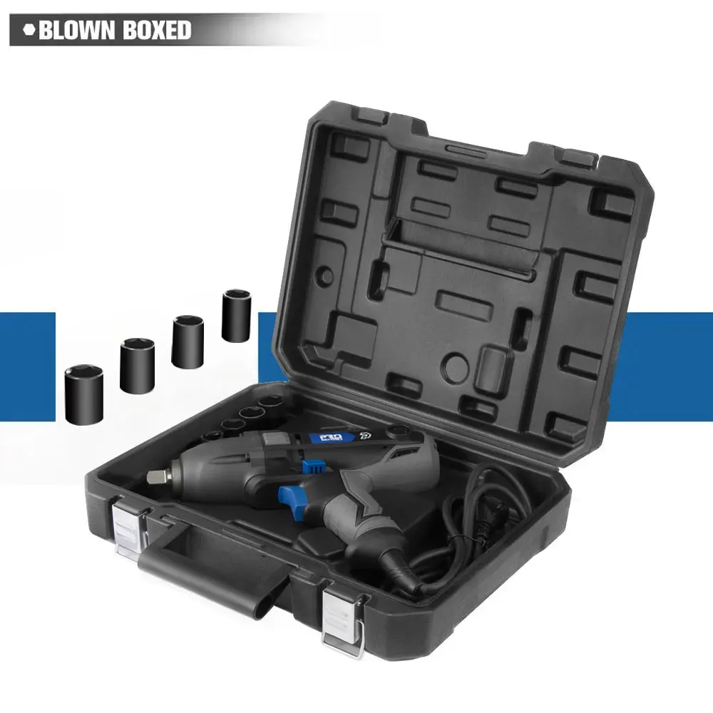 مفتاح ربط كهربائي 1/2 بوصة، 1100 واط، 450 نيوتن مت...