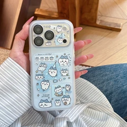 Charming Cartoon Chiikawa Hachiware Usagi Phone Case - Shockproof Hard Cover - iPhone 15 (A)