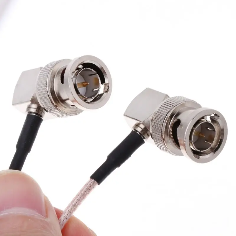 

for HD SDI Video Connector Cable RG179 BNC Male To BNC Right Angle Plug For BMCC DropShipping