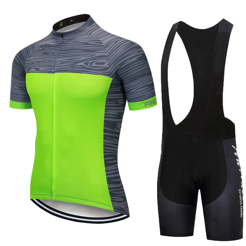 

Summer Cycling Jersey Set Men Clothing Short Riding Bicycle Cycling Clothing Men Bib Sport Jerseys Customized/Wholesale Service