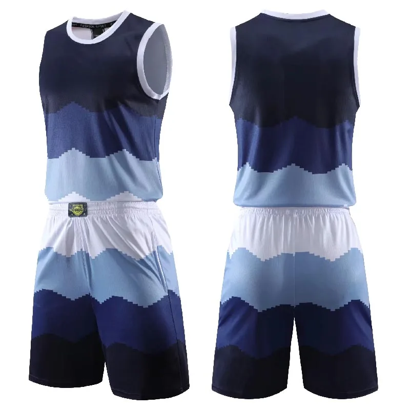 New Men&lsquo;s Basketball Jerseys Set Sports Tracksuits Clothes Kids Youth Training Basketball Uniforms Kit College Sportswear