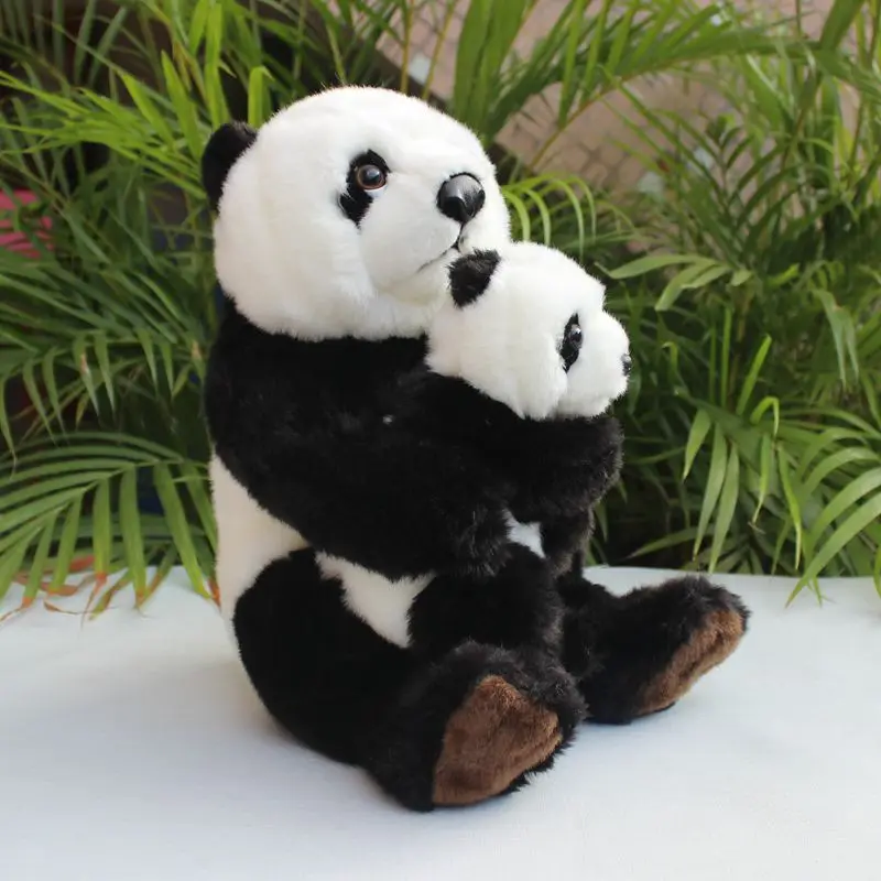 

Panda High Fidelity Anime Cute Plushie Giant Panda Plush Toys Lifelike Animals Simulation Stuffed Doll Kawai Toy Gifts For Kids