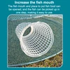 3/4 Holes Fish Shrimp Automatic Trap Crayfish Catcher Fish Network Baits Cast Mesh Trap 30/35cm Fishing Net Mesh Folded Round 5