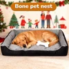 [Versione ispessita] Tappetino per cani caldo e confortevole, Forniture per gatti, Letto per gatti, Tappetino per orsacchiotti, Forniture per cani, Letto per cani, Calore invernale, Adatto per gatti e cuccioli, Aiuta a sopravvivere le calde stagioni autunnali e invernali. 1