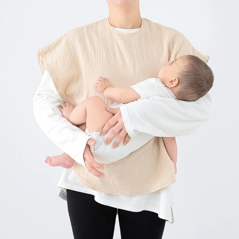 Multifunctional Nursing Cover Privacy Protective Sleeve for Easy Breastfeeding with Open Back Wearble Designing
